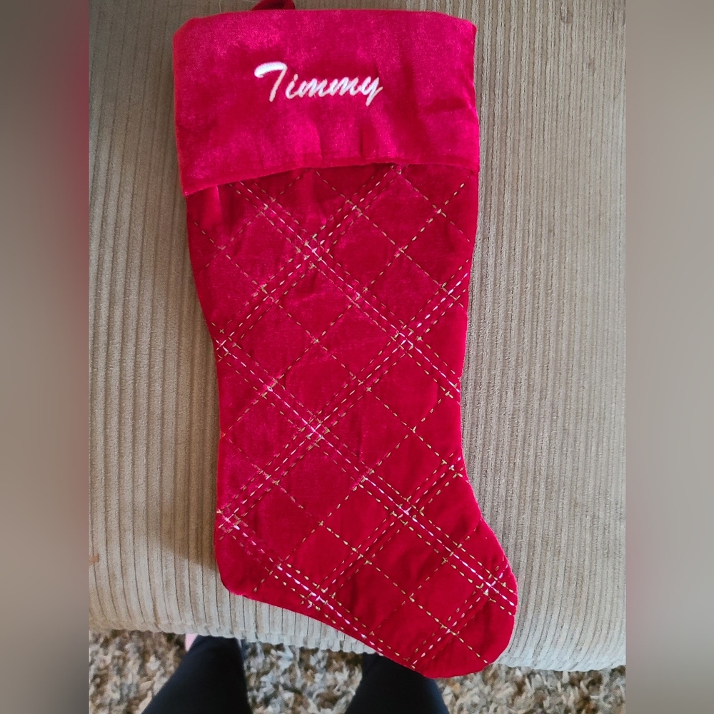 Red Timmy Stocking